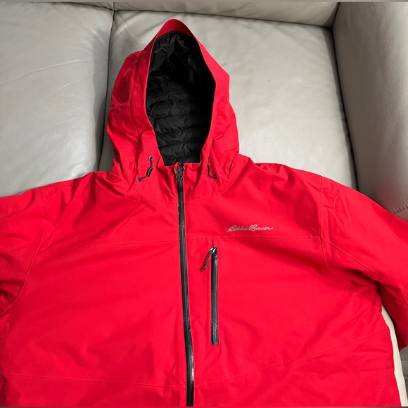 NWT - Eddie Bauer Men’s Weatheredge Down Parka 650 Fill - Size XXL - Picture 4 of 15